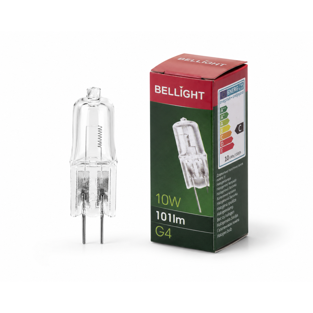 Лампа галогенная JC 12V 10W G4 clear