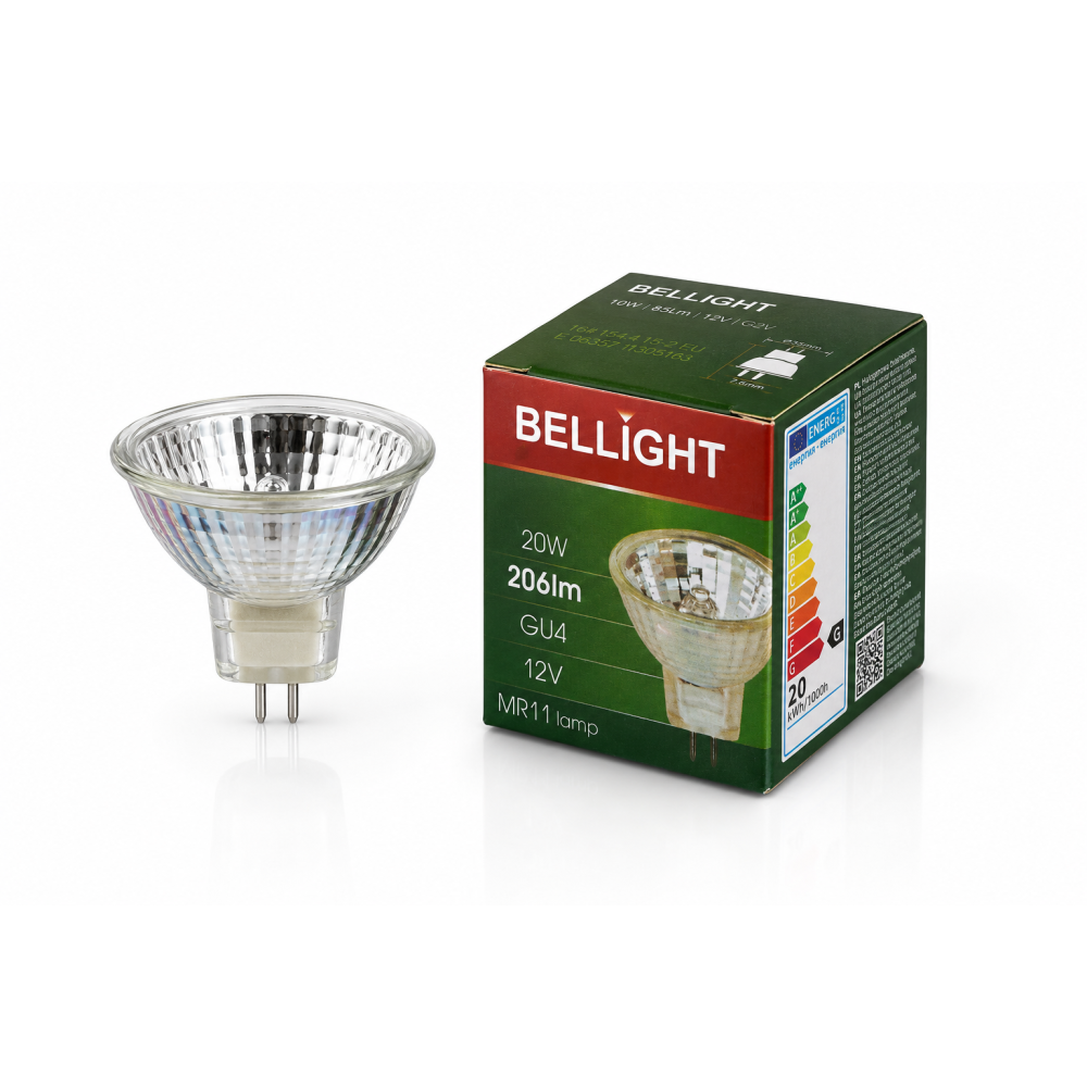 Лампа галогенная MR11 12V 20W G4 clear