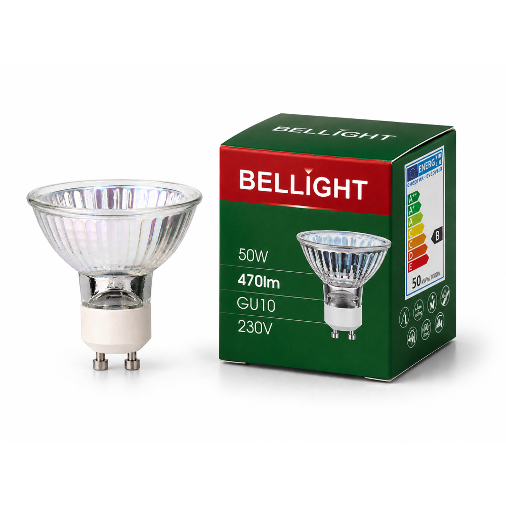 Лампа галогенная GU10 230V 50W GU10
