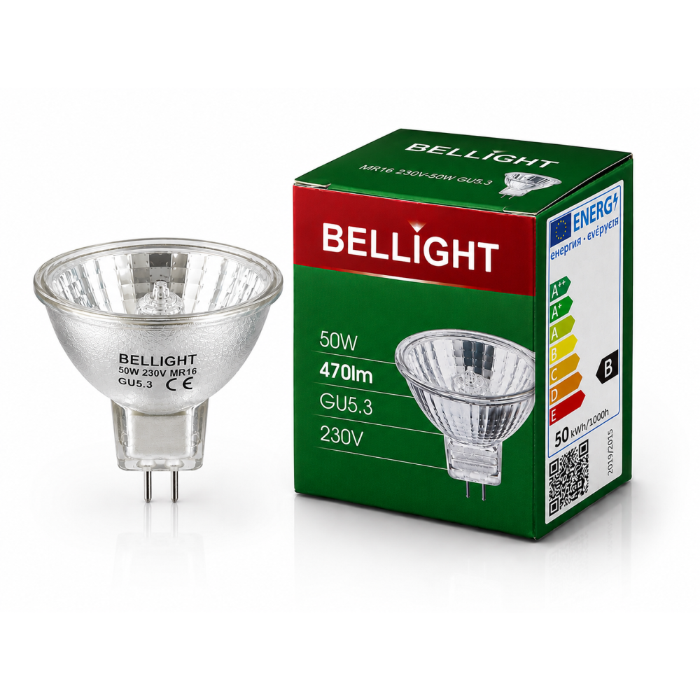 Лампа галогенна MR16 230V 50W GU5.3