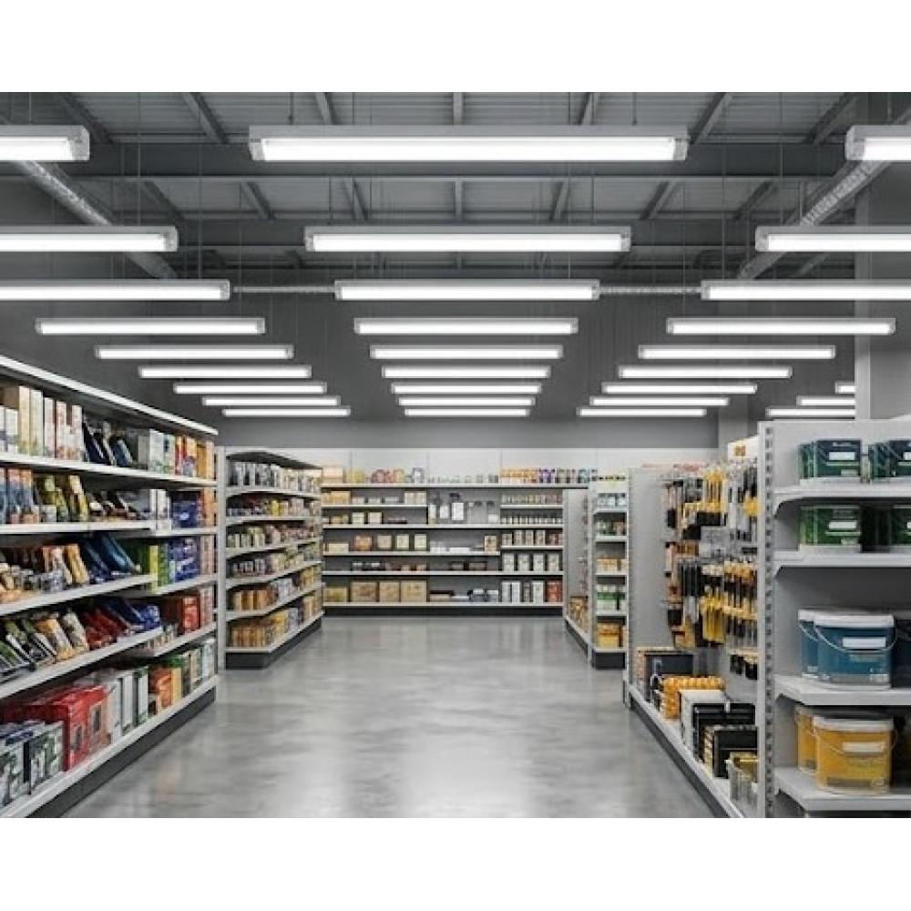 Лампа светодиодная линейная LED T8 230V 18W G13  3000K двухстороннее подключение