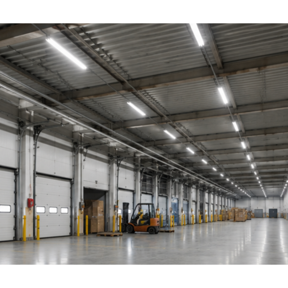 Лампа светодиодная линейная LED T8 230V18W G13  6500K двухстороннее подключение
