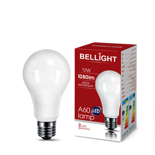 Лампа світлодіодна Bellight LED A60 230V 12W E27 4000K