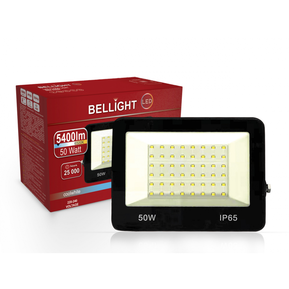 Прожектор світлодіодний Bellight 50Вт 6500К pro