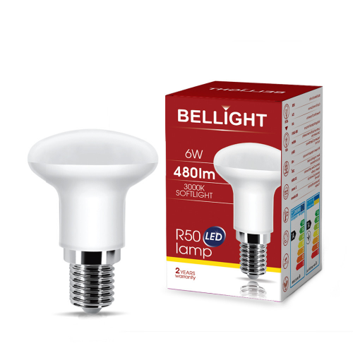 Лампа світлодіодна LED R50 220V/6W E14 3000K