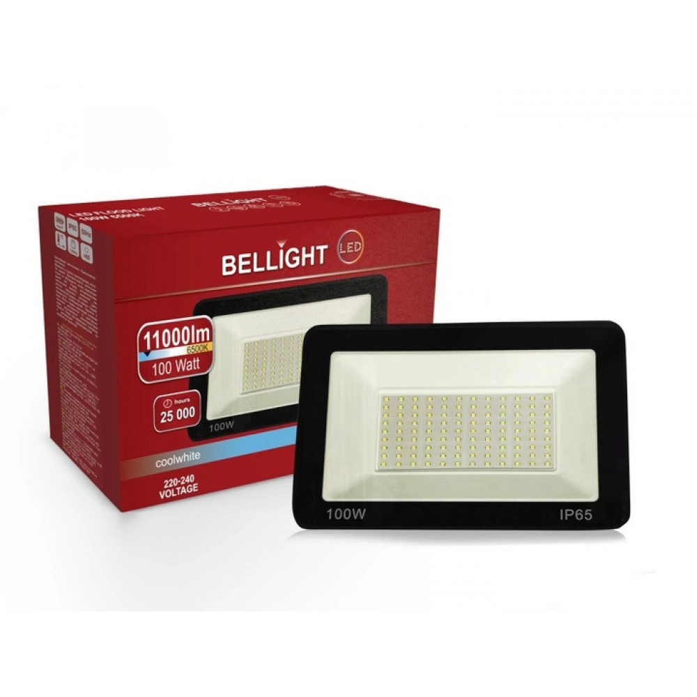 Світлодіодний прожектор Bellight 100W 6500K