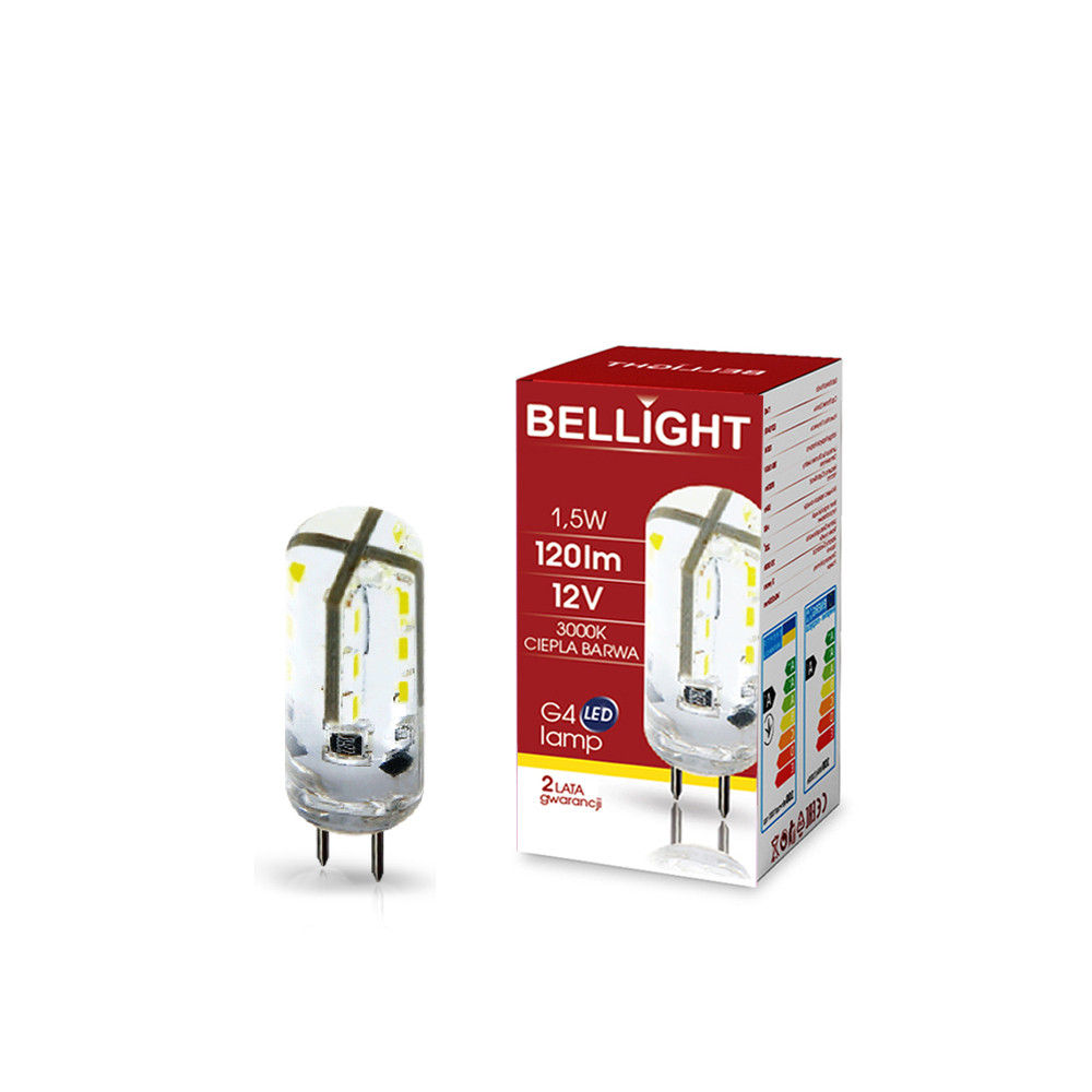 Лампа світлодіодна LED G4 12V/1,5W 3000K
