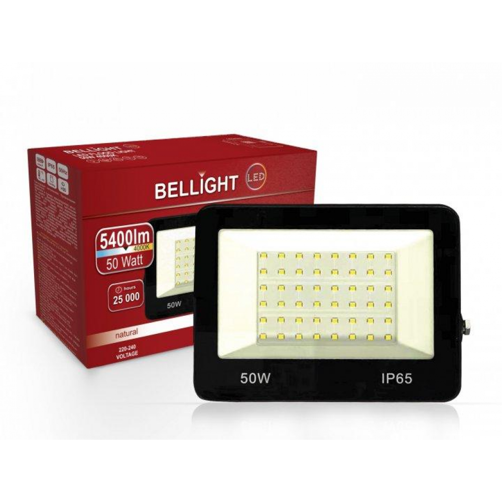 Прожектор світлодіодний Bellight 50Вт 4000К pro