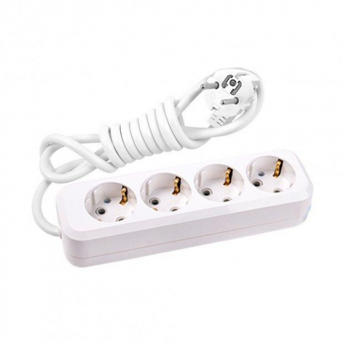 Подовжувач Bellight 1.5м на 4 розетки з заземленням захист від дітей