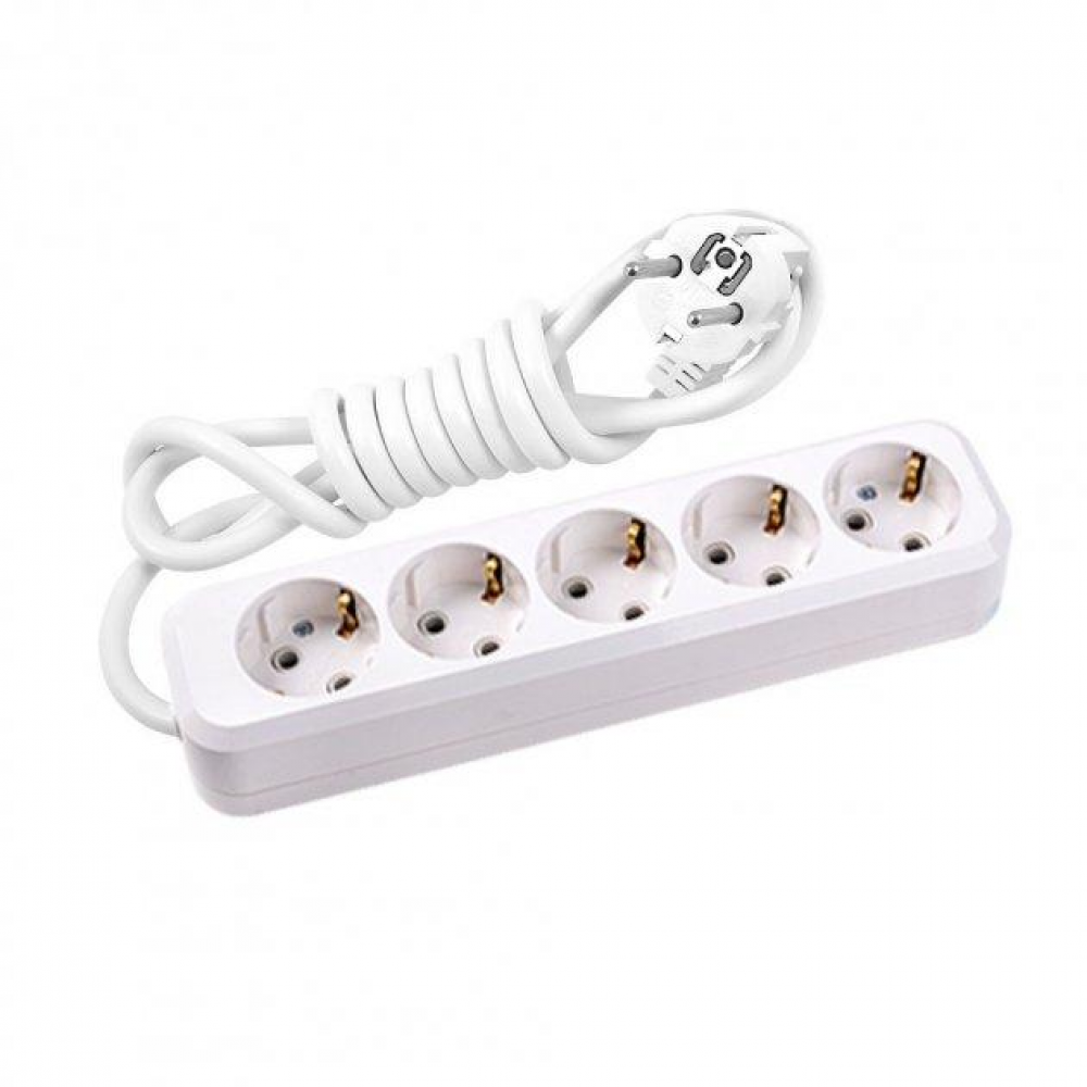 Подовжувач Bellight 10м на 5 розеток з заземленням
