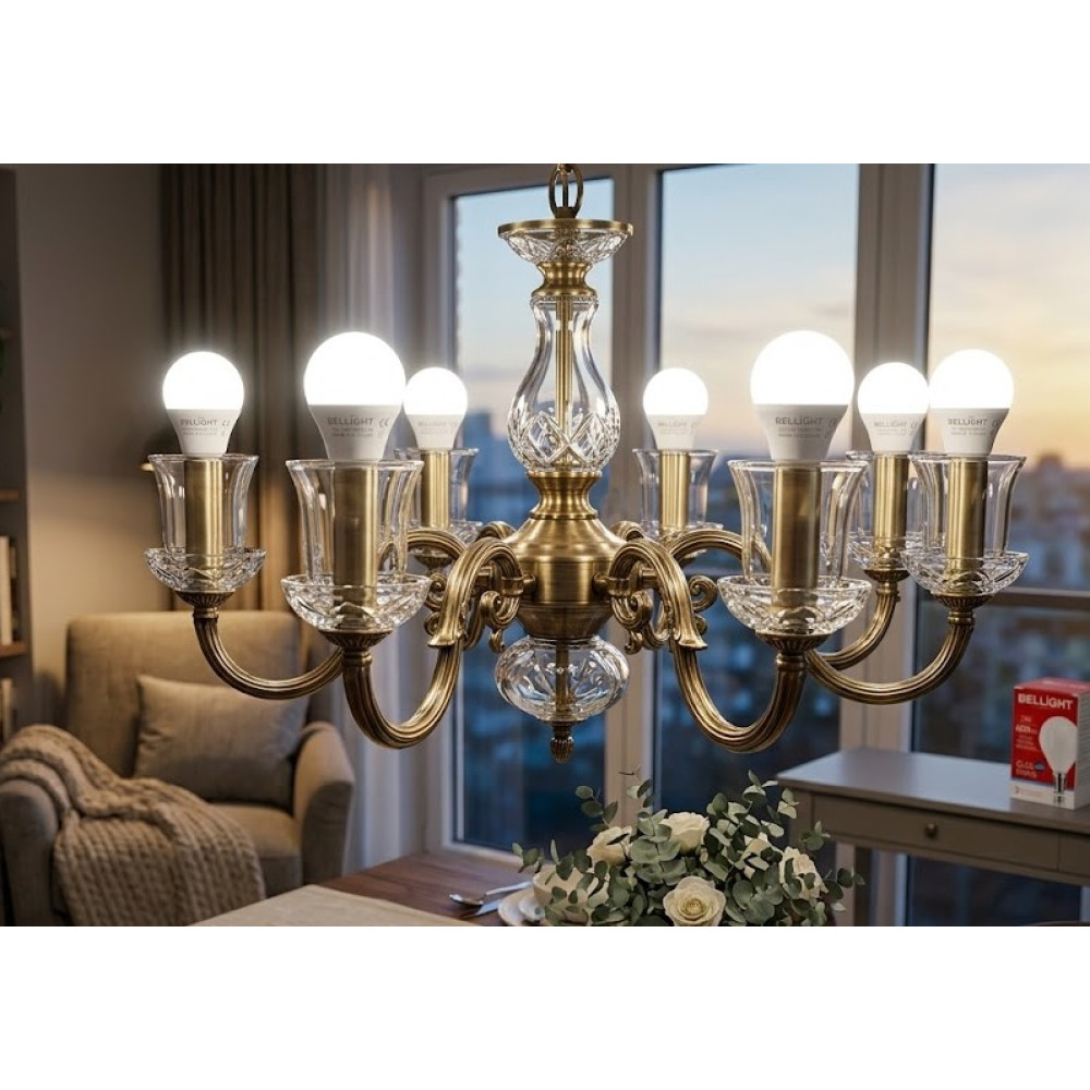 Лампа светодиодная LED G45 230V 7W E14 6500K