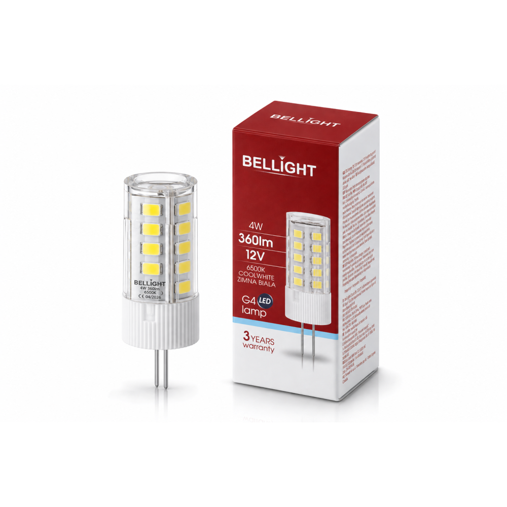 Лампа светодиодная LED G4 12V 4W G4 6500K