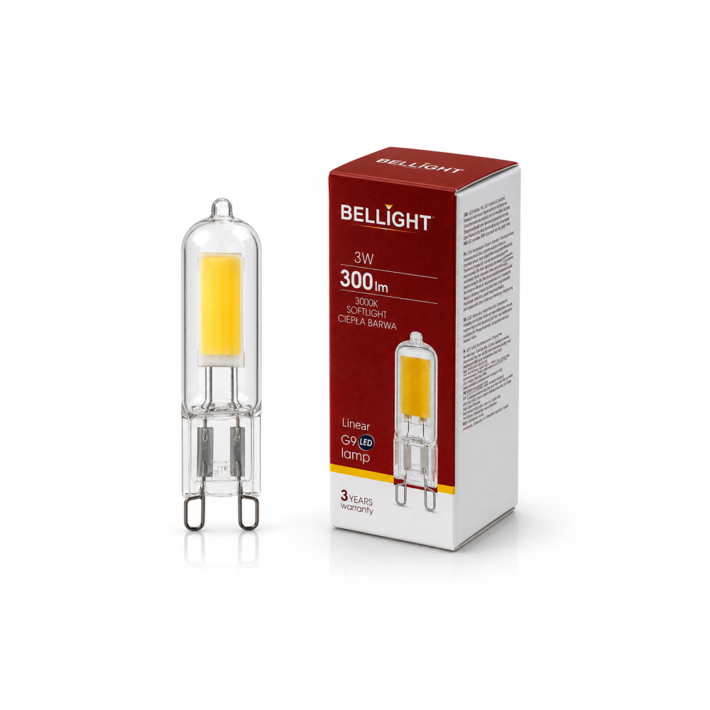 Светодиодная лампа Bellight LED G9 230V 3W G9 3000K