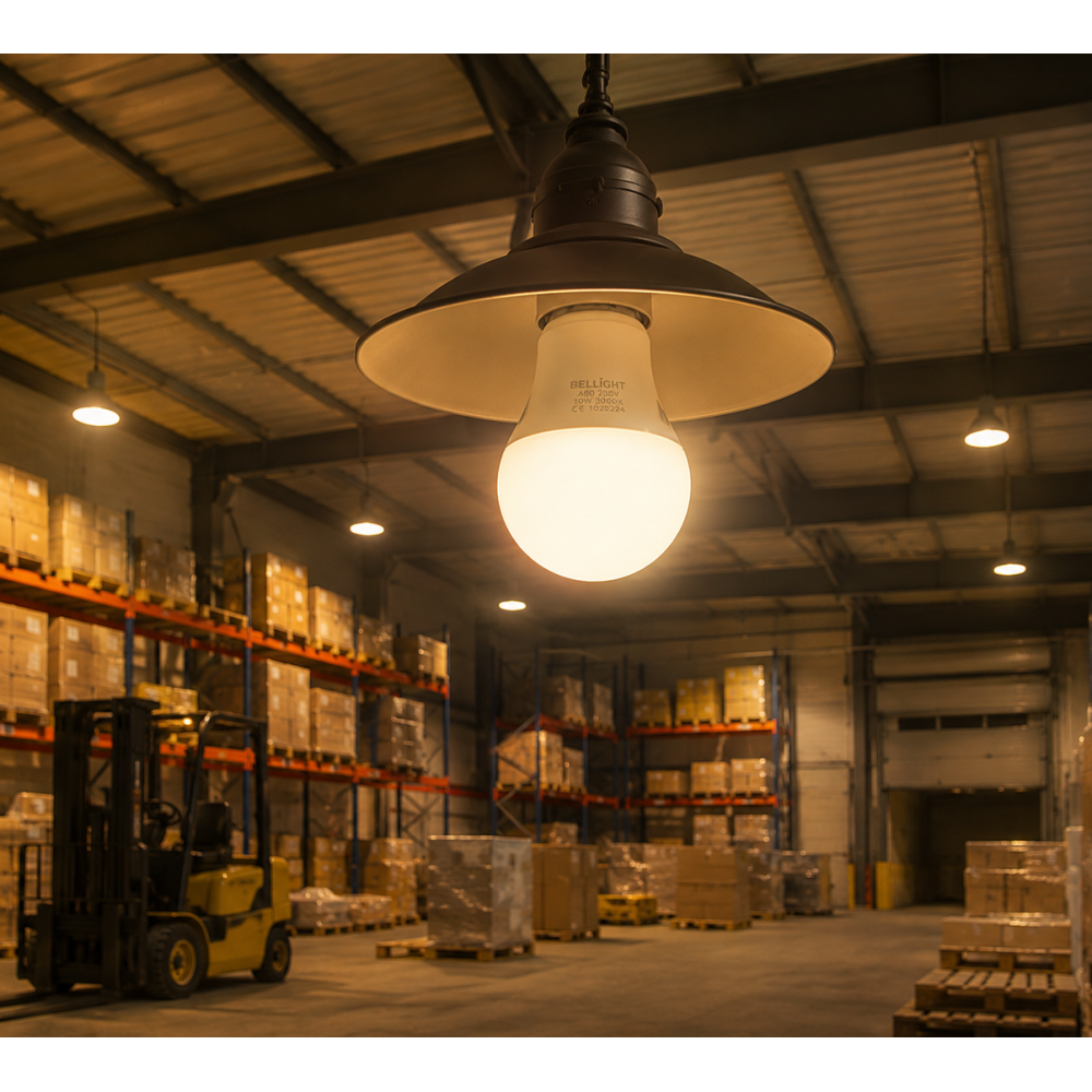 Лампа светодиодная LED A60 220V 8W E27 3000K