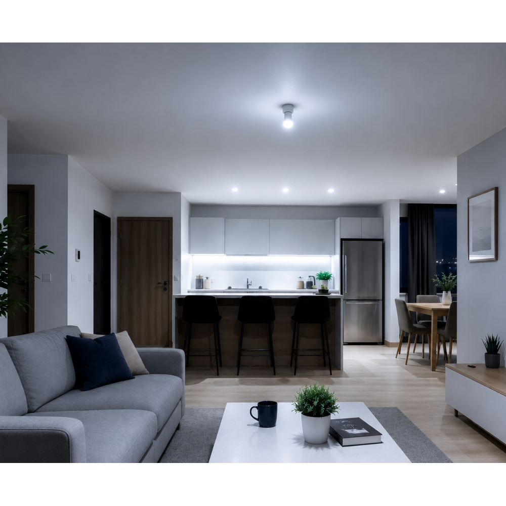 Лампа светодиодная LED A60 220V 15W E27 6500K