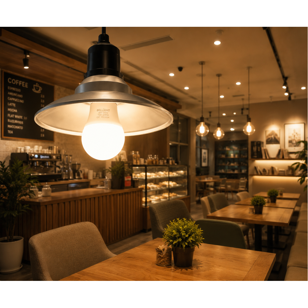 Лампа светодиодная Bellight LED A60 220V 12W E27 3000K