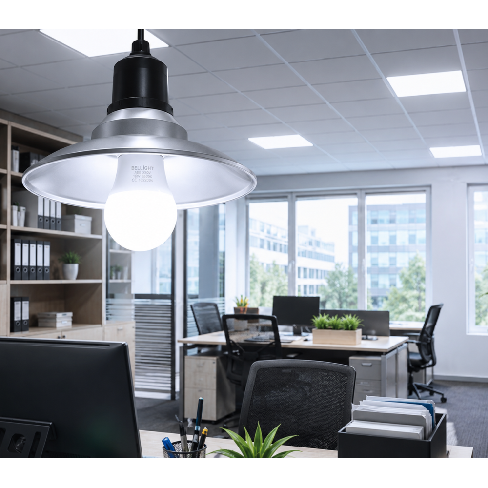 Лампа светодиодная LED A60 220V 10W E27 6500K