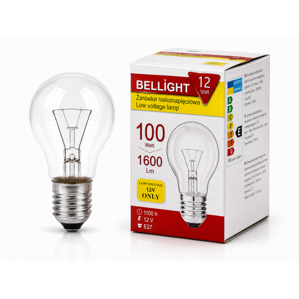 Лампа низковольтная 12В 100W Е27